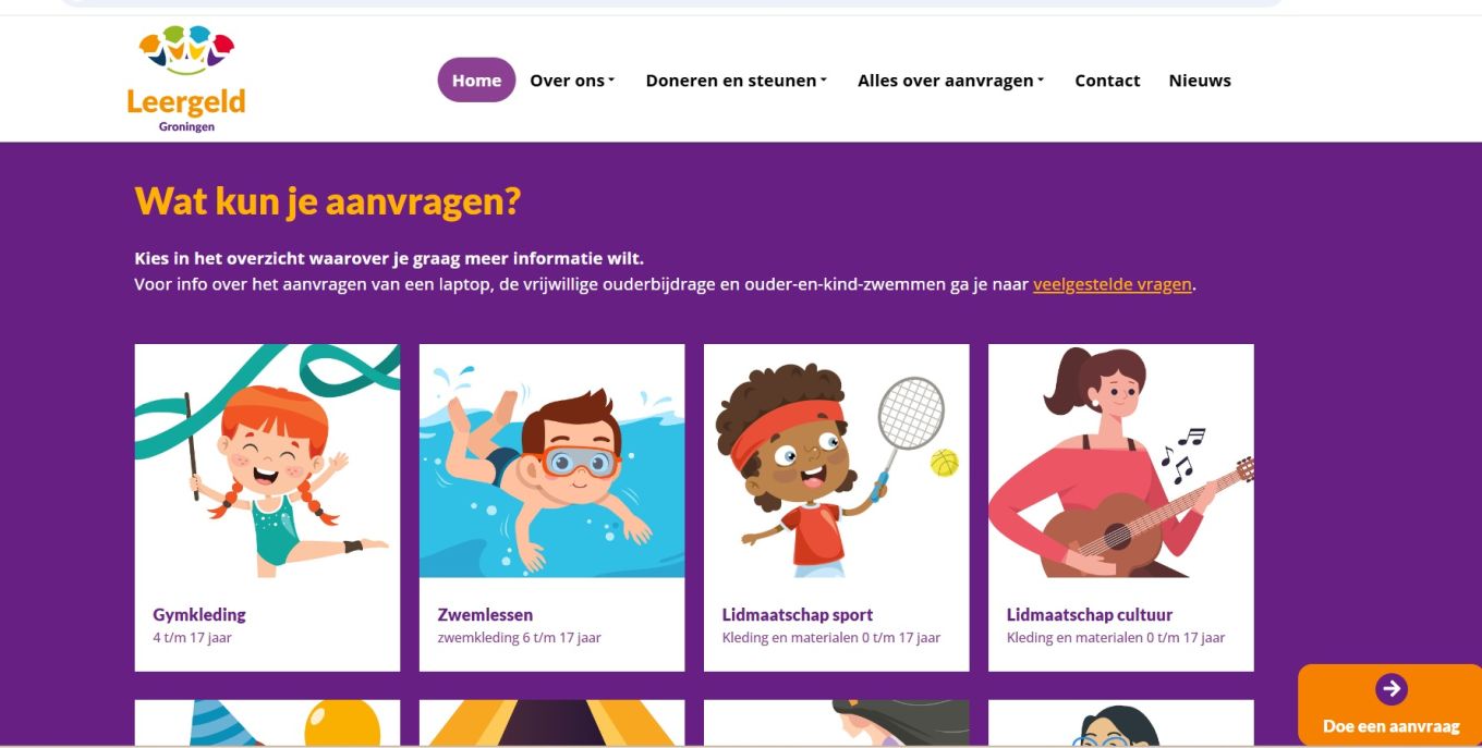 Vernieuwde website maakt aanvragen makkelijker